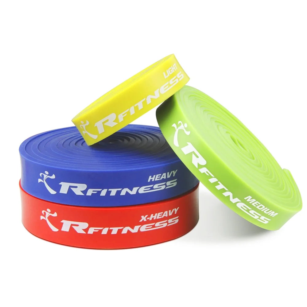 Rfitness RF1506-BL Professional 41-Inch Long LOOP Stretch Latex Exercise Band, HEAVY (Blue)