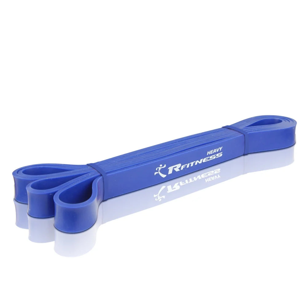 Rfitness RF1506-BL Professional 41-Inch Long LOOP Stretch Latex Exercise Band, HEAVY (Blue)